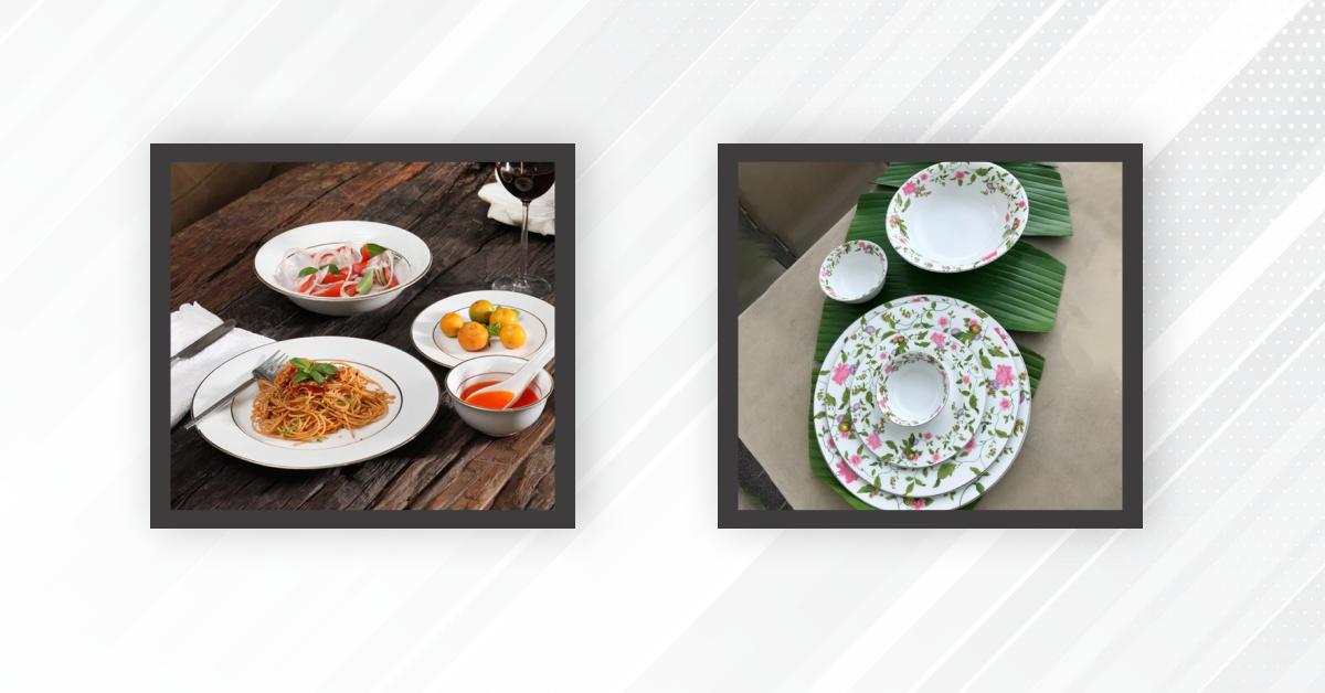 Different Sizes of Plates in Ceramic Plates for Dinner and Their Uses