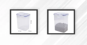 Flip Top Plastic Storage Box